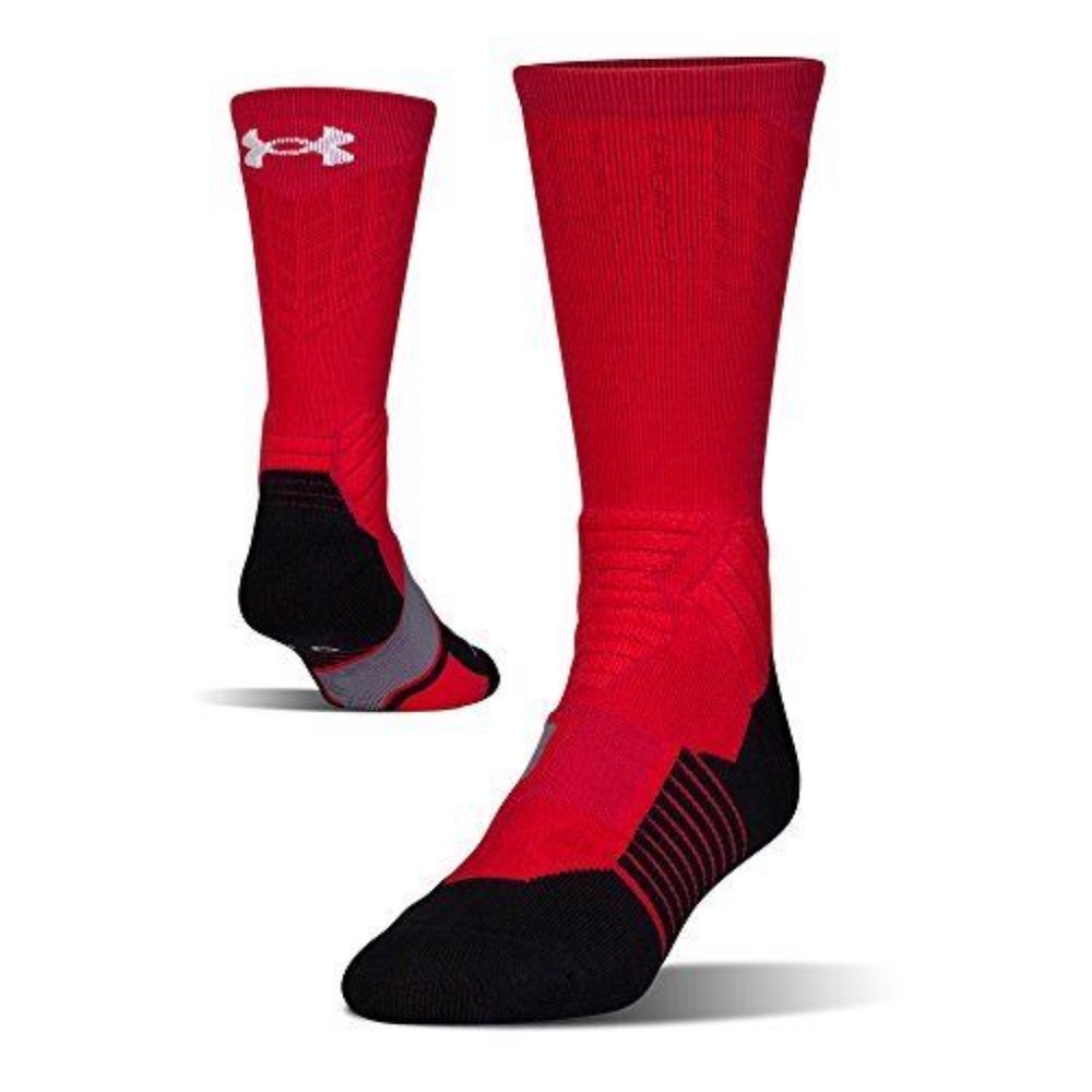 Under Armour Mens Drive Basketball Crew Socks M